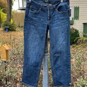 Eddie Bauer cropped jeans